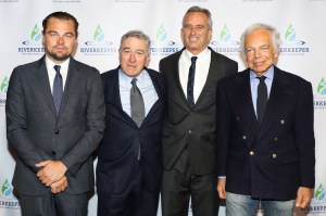 Leonardo DiCaprio, Robert De Niro, Robert F. Kennedy Jr., and Ralph Lauren