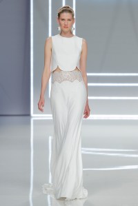 A look by Rosa Clará at Barcelona Bridal Fashion week.
