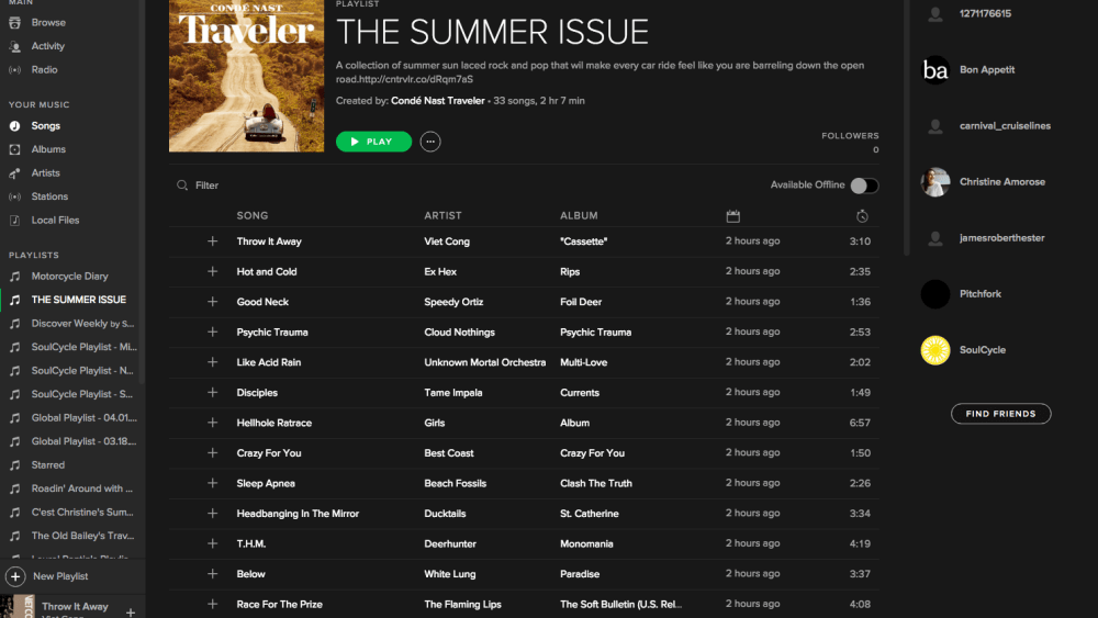 Condé Nast Traveler and Pitchfork Launch 'Musical Magazine' on Spotify