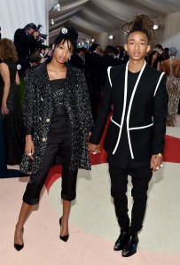 Willow Smith in Chanel and Jaden Smith in Louis Vuitton at met gala 2016