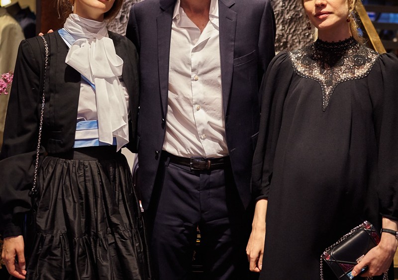 Sofia Sanchez de Betak, Antoine Arnault and Natalia Vodianova