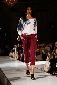A look from the runway