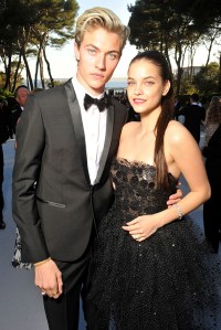 2016 cannes film festival amfar gala Lucky Blue Smith and Barbara Palvin