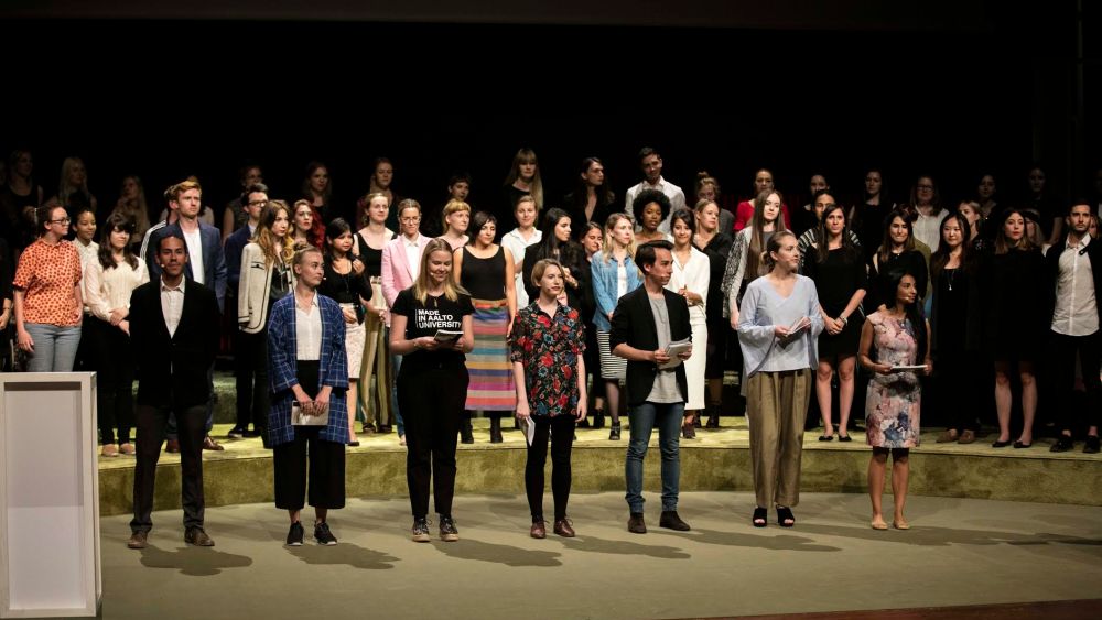 Students at the 2016 Youth Fashion Summit