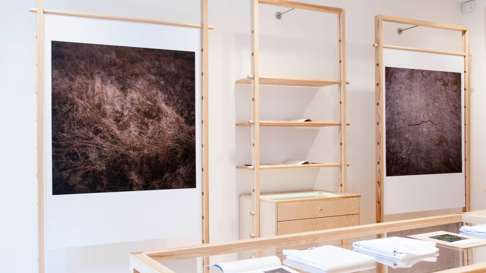The Anne Schwalb exhibit at Sunspel's new Berlin store