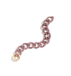 Tango bracelet with pink spinels by Pomellato