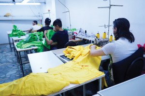 The tens of thousands of small-scale workshops, like those shown here, are the firms mainly employing refugees.