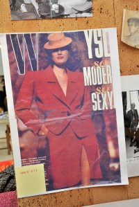 The W cover in YSL studio