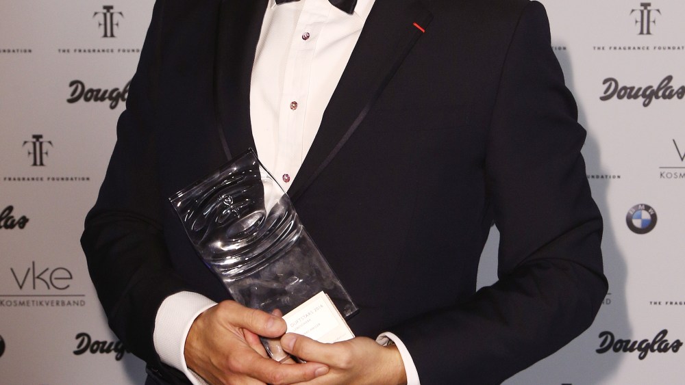 Guerlain perfumer Thierry Wasser received the Duftstars Lifetime Achievement Award.