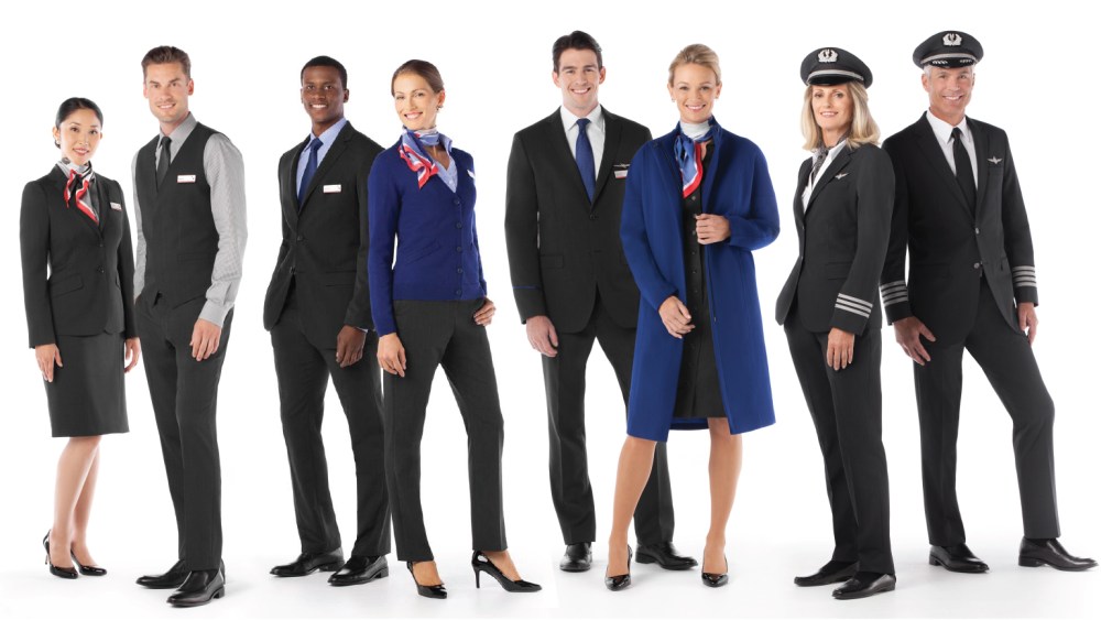 The American Airlines uniforms by Twin Hill