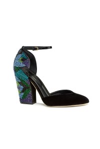 Sergio Rossi fall 2016 velvet trend