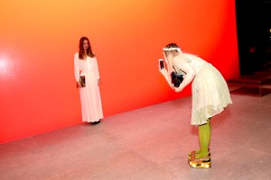 The atmosphere at the Whitney.