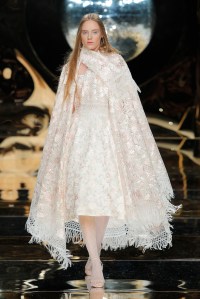 A look by YolanCris at Barcelona Bridal Fashion week.