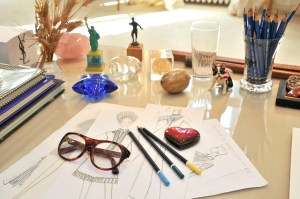 Details from the YSL Studio