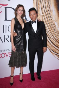 Alexa Chung and Prabal Gurung on the 2016 CFDA Awards Red Carpet