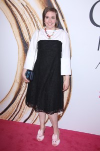 Lena Dunham on the 2016 CFDA Red Carpet