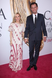 Tory Burch and Pierre-Yves Roussel on the 2016 CFDA Red Carpet