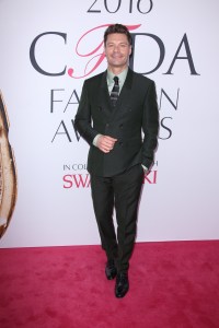 Ryan Seacrest on the 2016 CFDA Awards Red Carpet