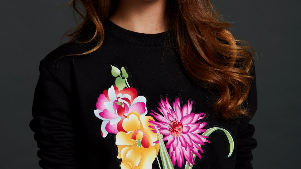 A look from the Leonard Fuchsia line.