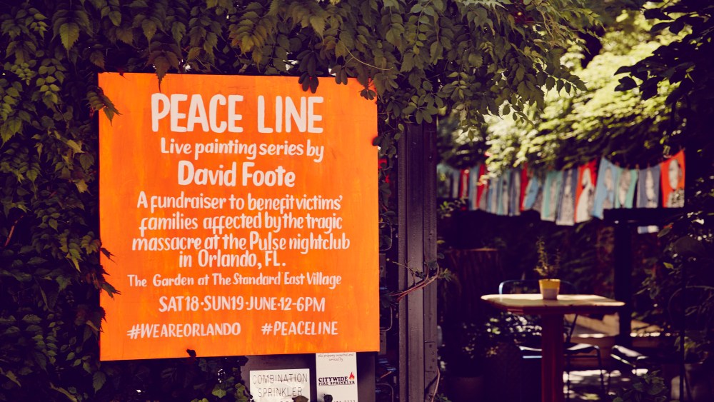 The Standard Hosts Peace Line Fund-raiser for Orlando Victims' Families
