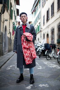 Street style at Pitti Uomo 90