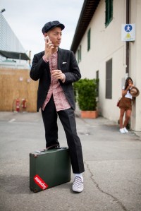 Street style at Pitti Uomo 90