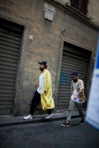 Street style at Pitti Uomo 90