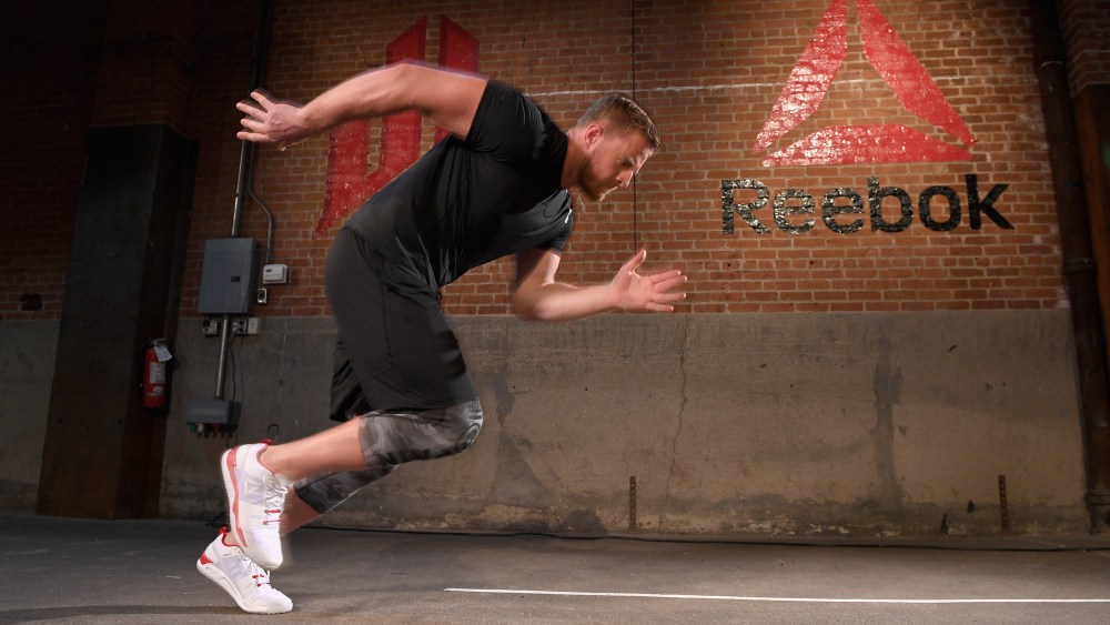 J.J. Watt works out in his new Reebok JJI shoe.