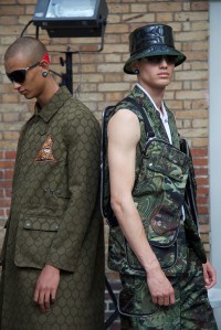 Backstage at Givenchy Men's Spring 2017