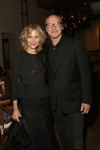 Meg Ryan and Paul Haggis at Arianna Huffington Celebrates 'The Sleep Revolution' With NeueHouse Dinner