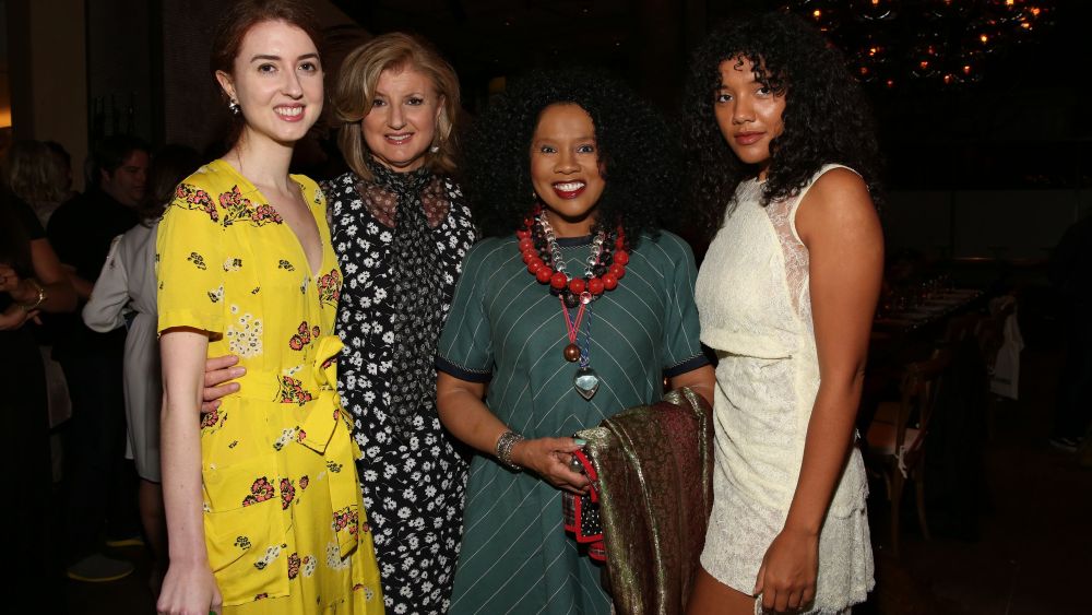 Isabella Huffington, Arianna Huffington, Sherry Bronfman and Vanessa Bronfman Arianna Huffington Celebrates 'The Sleep Revolution' With NeueHouse Dinner