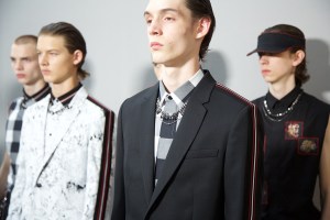 Backstage at Dior Homme Men's Spring 2017