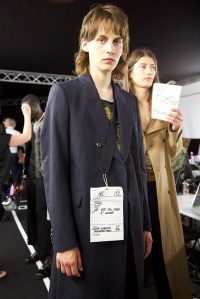 Backstage at Dries Van Noten Men's Spring 2017