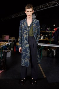 Backstage at Dries Van Noten Men's Spring 2017