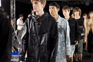 Backstage at Dries Van Noten Men's Spring 2017