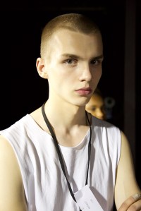 Backstage at Dries Van Noten Men's Spring 2017