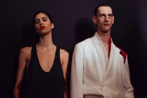 Backstage at Haider Ackermann Men's Spring 2017