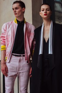 Backstage at Haider Ackermann Men's Spring 2017