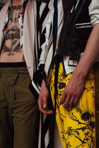 Backstage at Haider Ackermann Men's Spring 2017