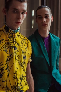 Backstage at Haider Ackermann Men's Spring 2017