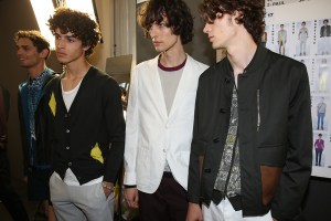Backstage at Hermès Men's Spring 2017