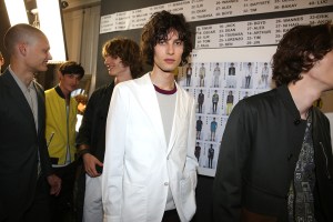 Backstage at Hermès Men's Spring 2017