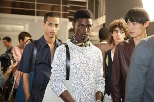 Backstage at Hermès Men's Spring 2017