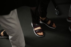 Backstage at Hermès Men's Spring 2017
