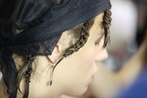 Backstage at Juun.J Men's Spring 2017