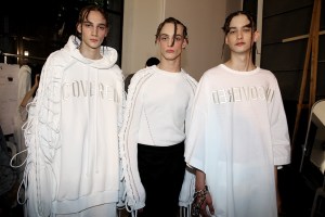 Backstage at Juun.J Men's Spring 2017
