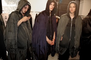 Backstage at Juun.J Men's Spring 2017