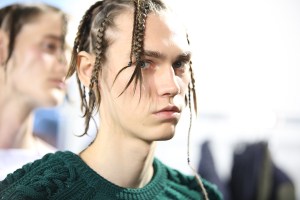 Backstage at Juun.J Men's Spring 2017