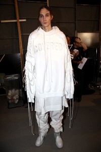 Backstage at Juun.J Men's Spring 2017