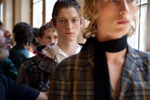 Backstage at Kolor Men's Spring 2017